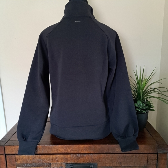 New! Mondetta Full Zip Active Jacket Women's XS Black Luxe Casual Top - Picture 8 of 14